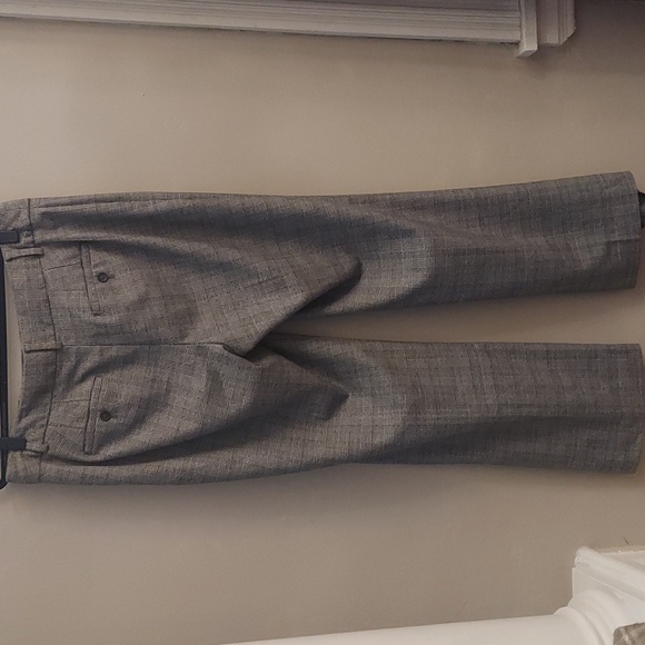 LOFT Julie Trouser In Black and White Plaid 10 - Picture 8 of 13
